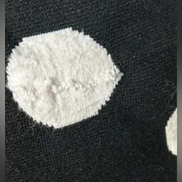 Autumn Adeigbo Bianca Polka Dot Puff
Sleeve Mini Dress Black White Size 6 - Picture 9 of 9